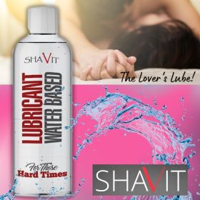 Shavit Long Lasting Lubricant - Water Based Lube Personal Natural Feel Sex Gel 6oz