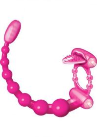 Super Xtreme Vibrating Scorpion, Silicone C Ring, Waterproof - Magenta