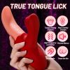 Tongue Licking Vibrator, Nipples Massager for Female Masturbation & Couples