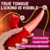 Tongue Licking Vibrator, Nipples Massager for Female Masturbation & Couples