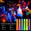 12Pcs Glow in The Dark Face Body Paint, UV Black Light Glow Makeup Kit