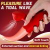 Tongue Licking Vibrator, Nipples Massager for Female Masturbation & Couples